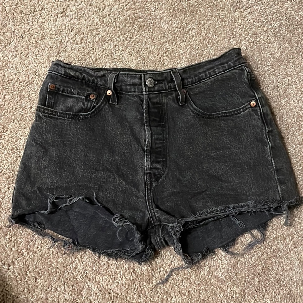 Levi’s 501 Cut-Offs Shorts High Rise Button Fly Mom Jeans